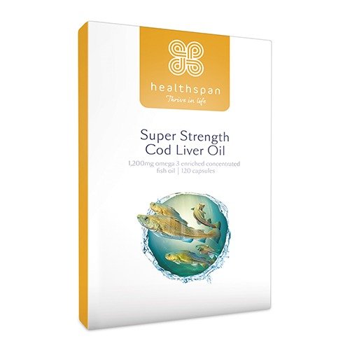 Super Strength Cod Liver Oil 1,200mg | Healthspan