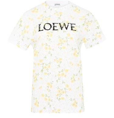 Flower print T恤