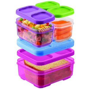 Rubbermaid LunchBlox Kids Tall Lunch Bag Kit, Purple/Pink/Green @ Amazon