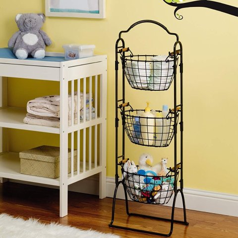 Gourmet Basics by Mikasa Harbor 3-tier Market Basket