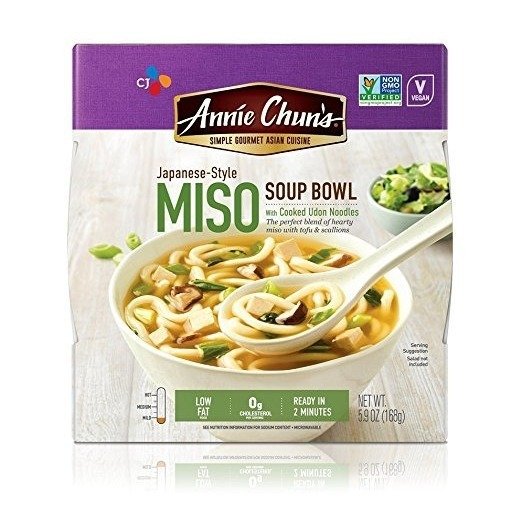 Miso Soup Noodle Bowl, Non-GMO, Vegan, Japanese-Style, 5.9-oz (Pack of 6)