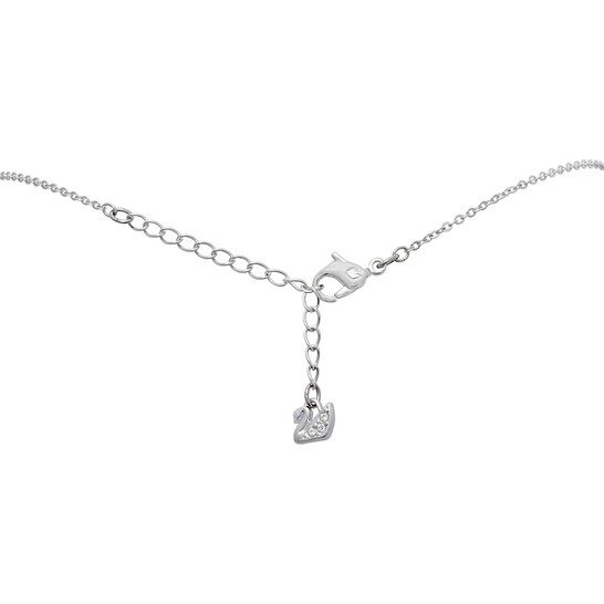 Attract Trilogy Rhodium Plated Necklace