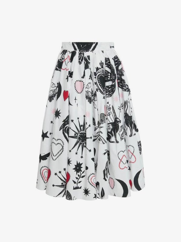 Papercut Circular Mini Skirt
