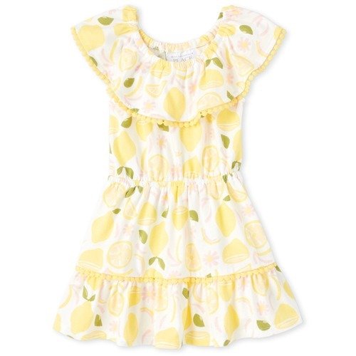 婴幼儿柠檬连衣裙