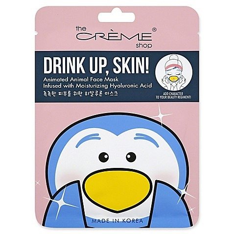 &reg; Drink Up, Skin Hyaluronic Acid Animated Penguin Face Mask