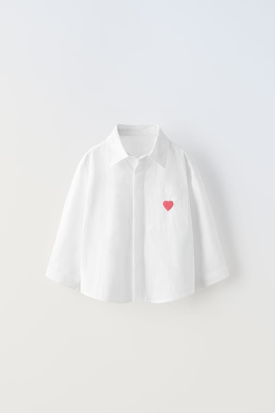 EMBROIDERED HEART SHIRT