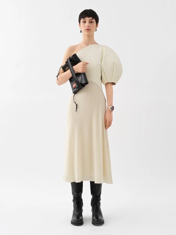 Asymmetrical Midi Dress |US