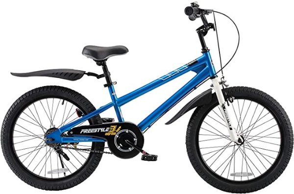 Kids Bike Boys Girls Freestyle Bicycle 12 14 16 Inch with Training Wheels, 16 18 20 with Kickstand Child's Bike, Blue Red White Pink Green Orange