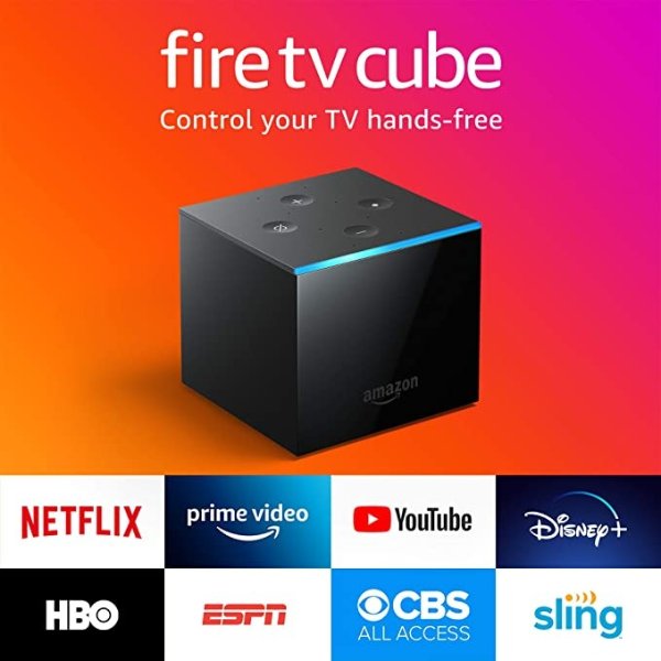 Fire TV Cube 4K HDR 智能电视盒子