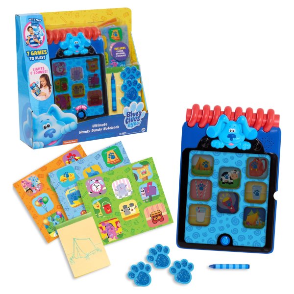 Blue’s Clues & You! Ultimate Handy Dandy Notebook, Interactive Kids Toy with Lights and Sounds, Blue's Clues Game, Ages 3+
