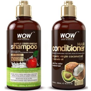 Today Only: WOW Apple Cider Vinegar Shampoo & Hair Conditioner Set