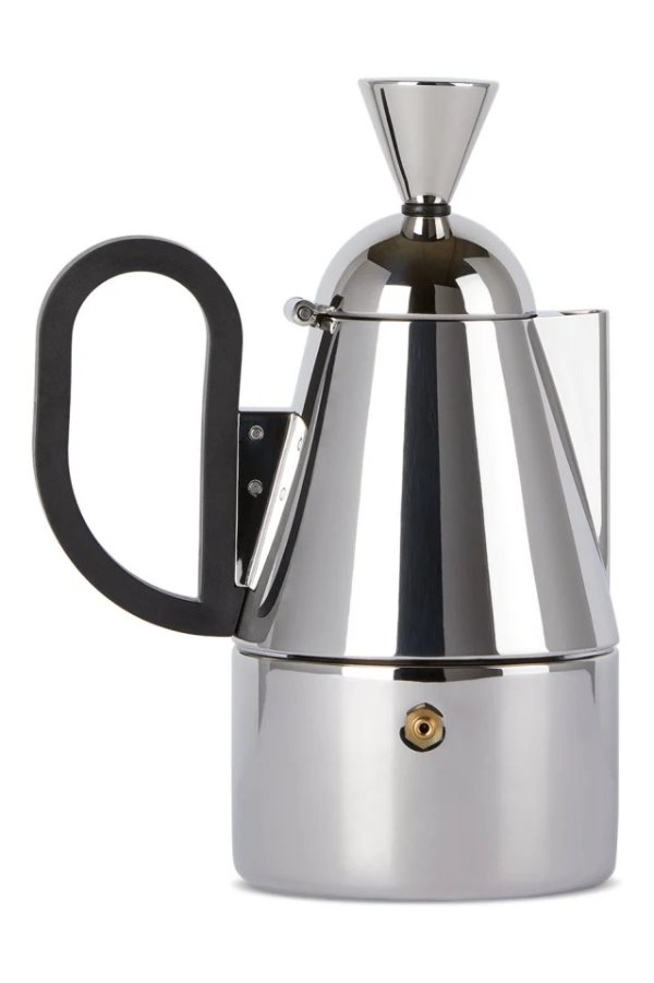 Silver Brew Stove Top Coffee Maker, 200 mL