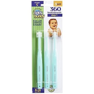 Baby Buddy 360 Toothbrush Step 1 Stage 5 for Babies/Toddlers