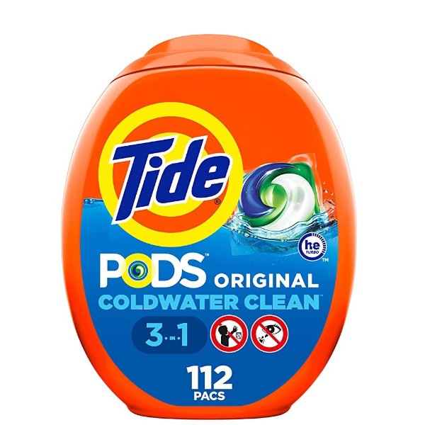 PODS Laundry Detergent Original Scent, 112 count