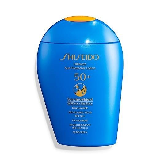 Shiseido Ultimate Sun Protector Lotion - Invisible Broad-Spectrum SPF 50+ Sunscreen for Face & Body - Lightweight Formula - All Skin Types