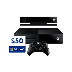 Xbox One 游戏主机套装+ $50 礼卡 + 一款自选游戏