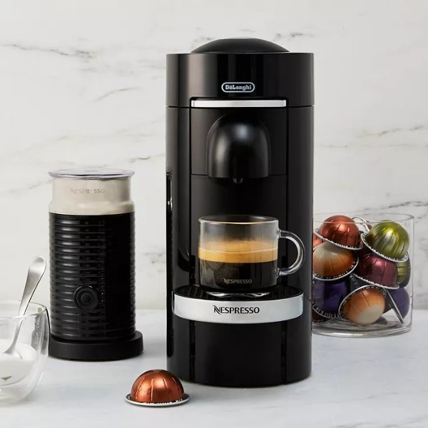 VertuoPlus 胶囊咖啡机+奶泡机套装