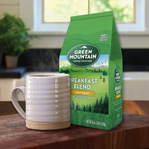 Green Mountain Coffee 混合早餐轻焙咖啡粉 18oz 香醇浓郁