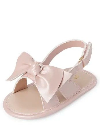 Baby Girls Bow Sandals | The Children's Place - PINK