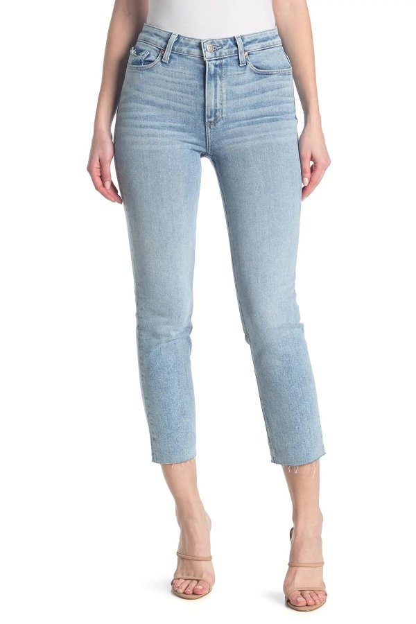 Hoxton Raw Ankle Crop Slim Jeans