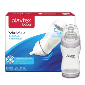 史低价：Playtex 婴儿宽口防胀气奶瓶、吸水杯等特卖