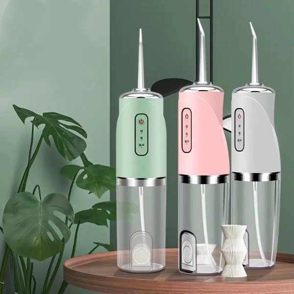Water Dental Flosser Cordless For Teeth 3 Modes Dental Oral Irrigator, Portable And Rechargeable Ipx7 - Appliances - Temu
