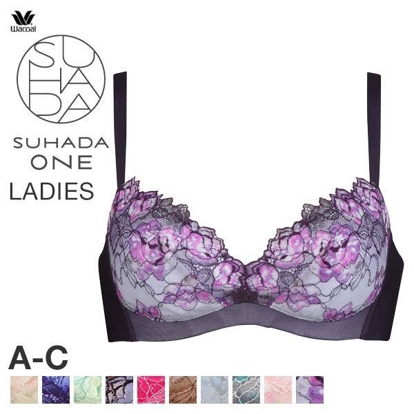 25% OFF (Wacoal) Wacoal SUHADA ONE skin one BRB491 3/4 cup brassiere ABC non wire wireless bra Lady's [to big size under 80]