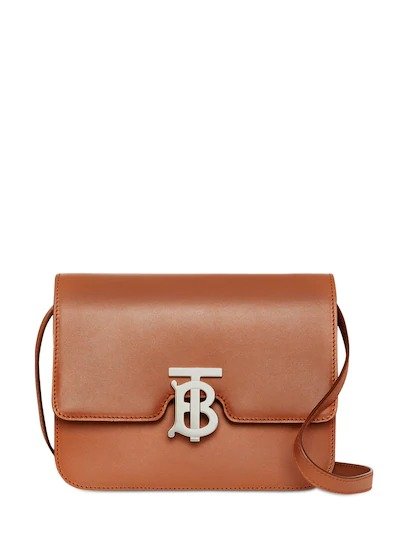 SMALL TB LEATHER SHOULDER BAG