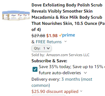 Exfoliating Body Polish Scrub Reveals Visibly Smoother Skin Macadamia & Rice Milk Body Scrub That Nourishes Skin, 10.5 Ounce (Pack of 4)