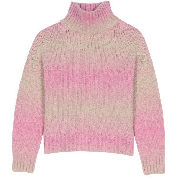 Knitted gradient shirt