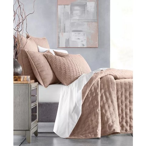 CLOSEOUT! Yarn Dye Coverlet Set, Full/Queen, Created for Macy's