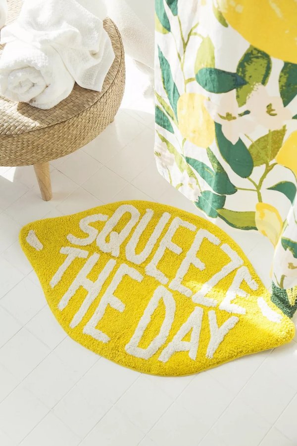 Squeeze The Day Bath Mat