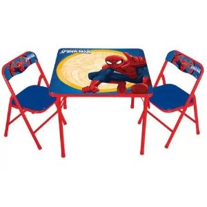 Marvel蜘蛛侠可擦玩具桌椅3件组合