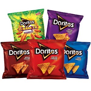 Doritos Flavored Tortilla Chip Variety Pack, 40 Count