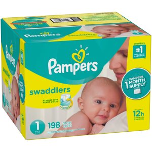 Pampers Diapers, OMS Pack (Choose Your Size)