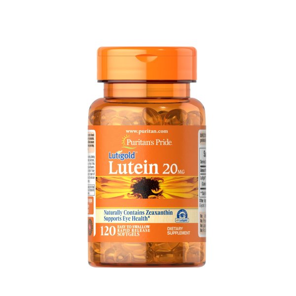 Lutein 20 mg with Zeaxanthin 120 Softgels