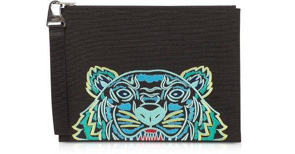 Kampus Canvas Tiger Large Pouch