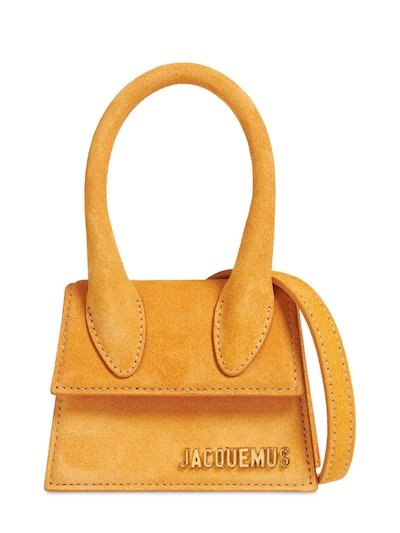 LE CHIQUITO SUEDE LEATHER TOP HANDLE BAG