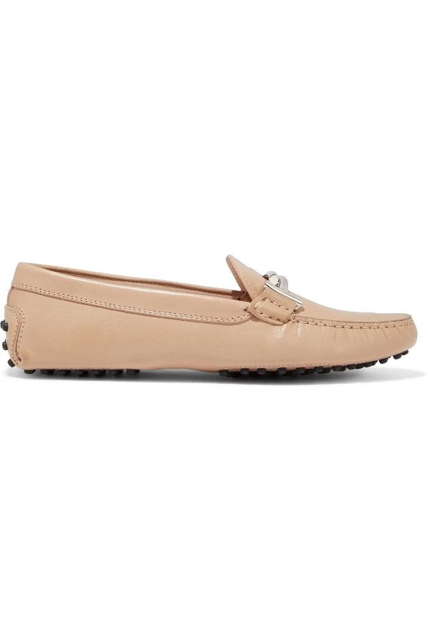 Gommino Doppia embellished leather loafers