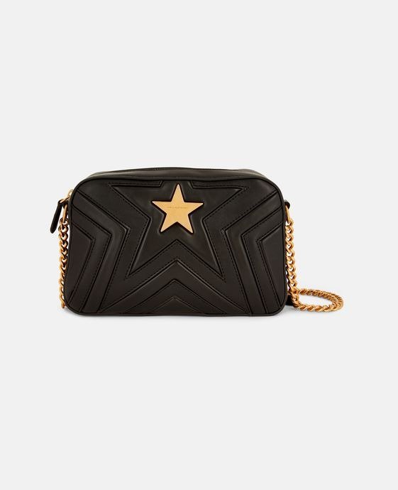 Women's Black Stella Star Small Shoulder Bag | Stella McCartney Men