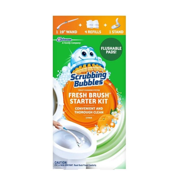 Fresh Brush Toilet Bowl Cleaning System Starter Kit