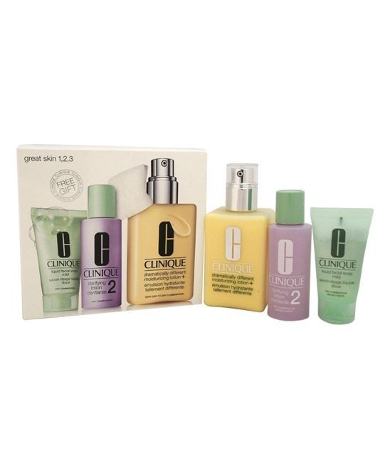 Three-Step Skin Care Set for Dry to Combination Skin