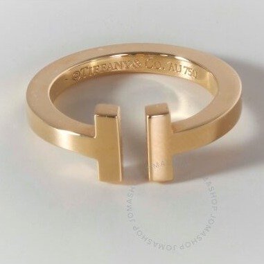 Tiffany Ladies Tiffany T Square Ring, Size 6