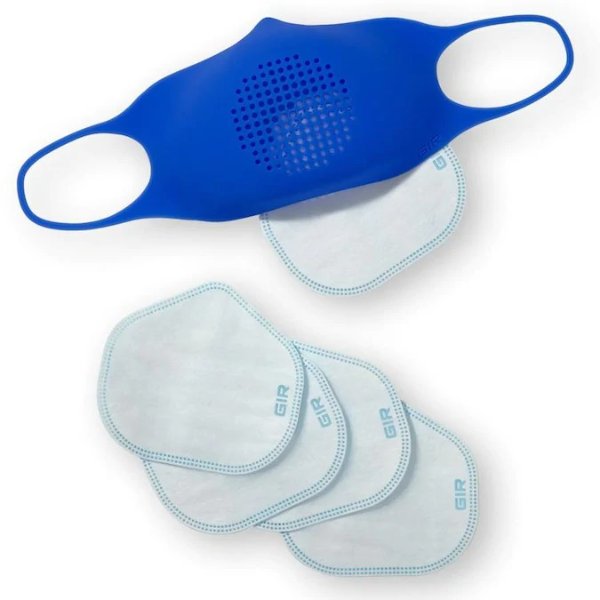 GIR Silicone Mask Kit Azure Reusable Adult Large All-Purpose Safety Mask Lowes.com
