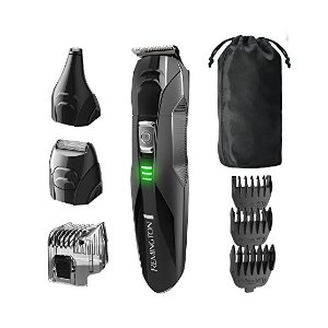 Remington PG6025 All-in-1 Lithium Powered Grooming Kit, Trimmer (8 Pieces)
