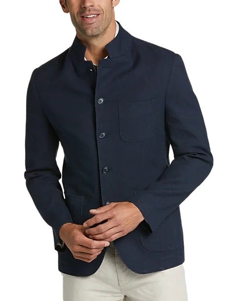 Modern Fit Soft Jacket, Navy - Men's Sale | Men's Wearhouse
