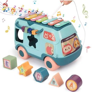 Fansteck 儿童音乐巴士益智玩具