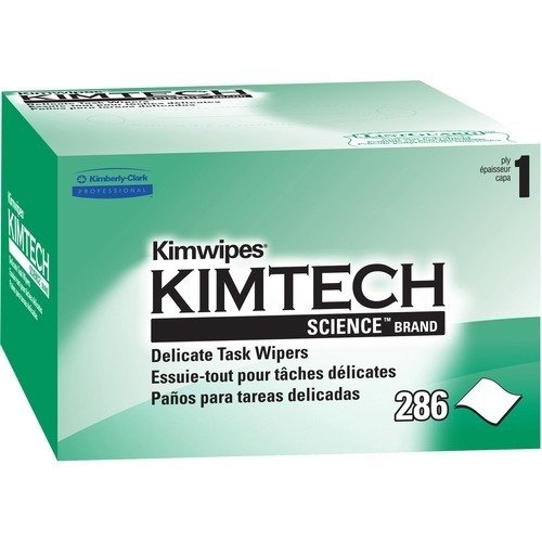 KIMTECH Kimwipes Delicate Task Wipers, 1 Ply - White