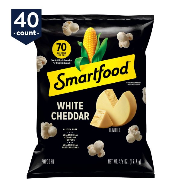 White Cheddar Popcorn, 40 Ct (0.625 Oz. Bags)