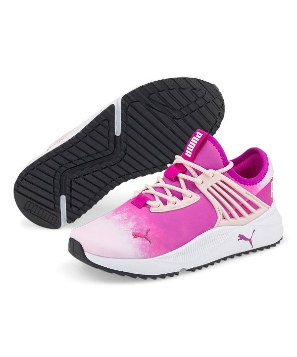 Deep Orchid & Chalk Pink Pacer Future Bleach JR Sneaker - Girls